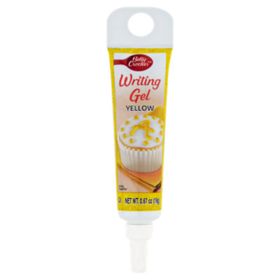 Betty Crocker Yellow Writing Gel, 0.67 oz Fairway