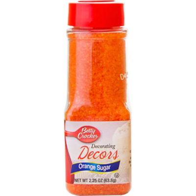 Betty Crocker Decorating Decor - Orange Sugar, 2.25 oz