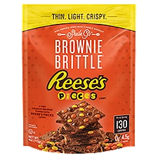 Sheila G's Reese's Pieces Candy, Brownie Brittle, 4 Ounce