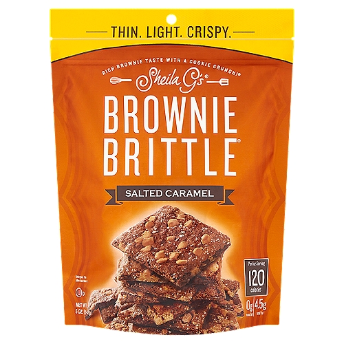 Sheila G's Salted Caramel Brownie Brittle, 5 oz