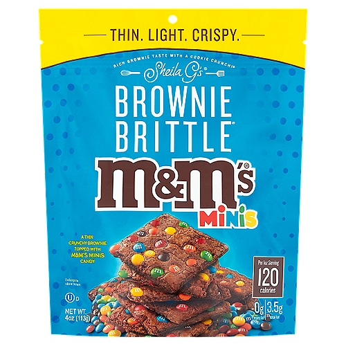 Sheila G's M&M's Minis Brownie Brittle, 4 oz