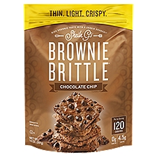 Sheila G's Chocolate Chip Flavored Brownie Brittle, 14 oz, 14 Ounce
