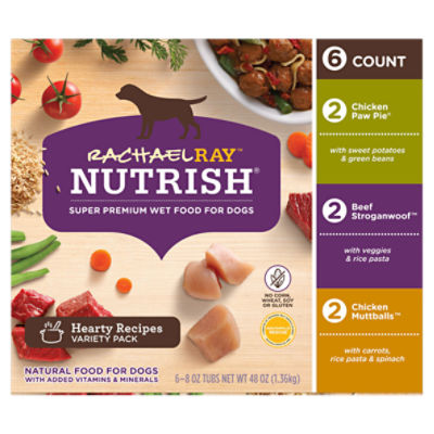 Nutrish wet hot sale food