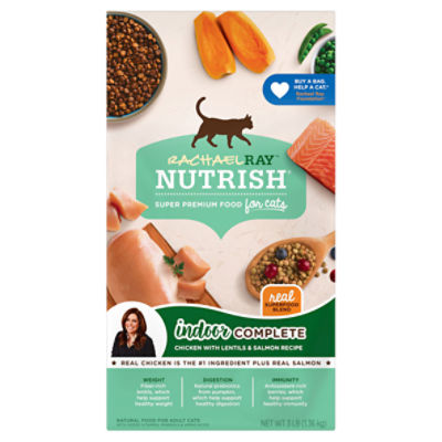 Rachael Ray Nutrish Indoor Complete Super Premium Food for Cats, 3 lb