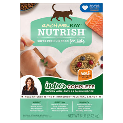 Rachael Ray Nutrish Indoor Complete Super Premium Food for Cats, 6 lb -  ShopRite
