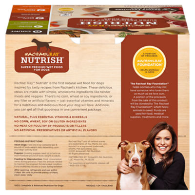 Rachael Ray Nutrish Savory Favorites Super Premium Wet Food for