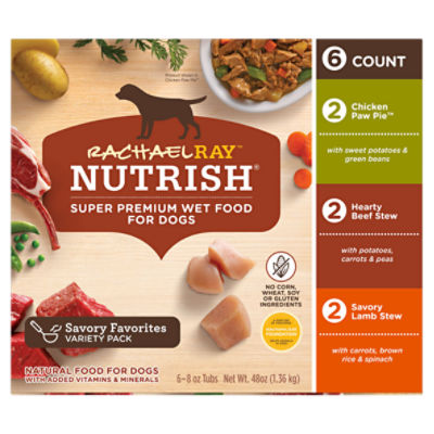 Rachael ray nutrish super hot sale premium wet food for dogs