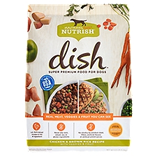Rachael Ray Nutrish Dish Chicken & Brown Rice Recipe Super Premium Food for Dogs, 11.5 lb