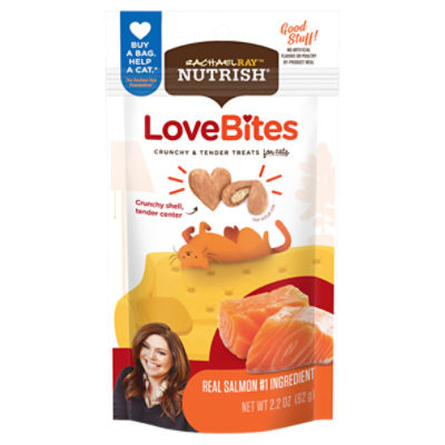 Rachael Ray Nutrish Love Bites Crunchy & Tender, Treats for Cats