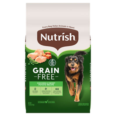 Rachael Ray Nutrish Zero Grain Chicken & Sweet Potato Recipe Natural Food for Dogs, 13 lb