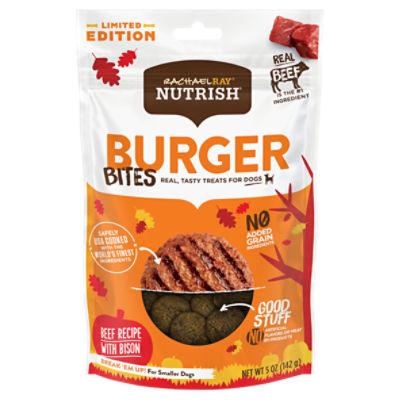 Nutrish best sale burger bites