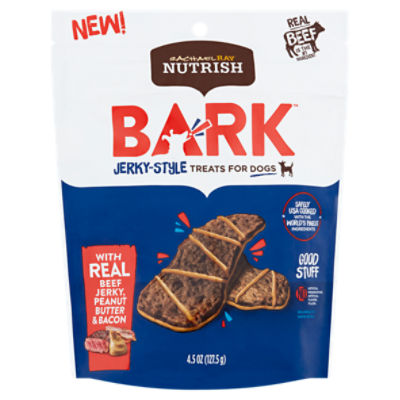 Rachael Ray Nutrish Bark JerkyStyle Treats for Dogs, 4.5 oz