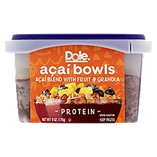 Dole Acai Bowls Protein Acai Blend With Fruit & Granola, 6 Ounce