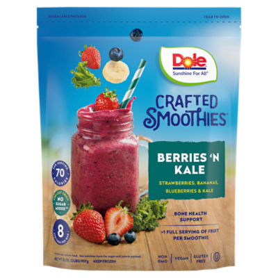 Crafted Smoothies Berries 'n Kale 2lbs, 32 Ounce