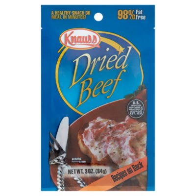 Knauss Foods Dried Beef, 3 oz, 3 Ounce