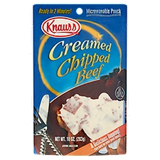 Knauss Foods Creamed Chipped Beef Topping, 10 oz, 11 Ounce