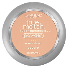 L'Oréal Paris True Match Warm W5 Sand Beige Super-Blendable Powder, 0.33 oz