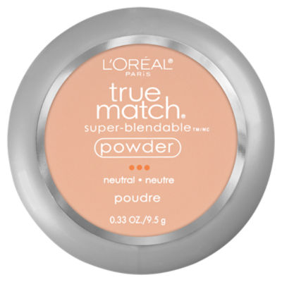 L'Oréal Paris True Match Neutral N3 Natural Buff Super-Blendable Powder, 0.33 oz