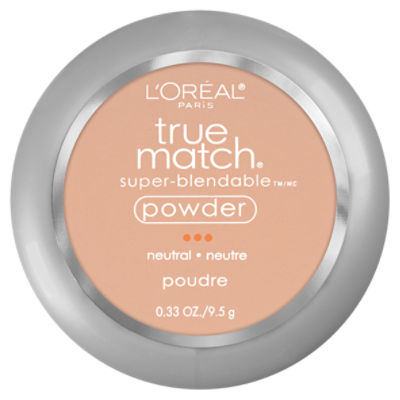 L'Oréal Paris True Match Warm N4 Buff Beige Super-Blendable Powder, 0.33 oz