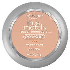 L'Oréal Paris True Match Warm N4 Buff Beige Super-Blendable Powder, 0.33 oz