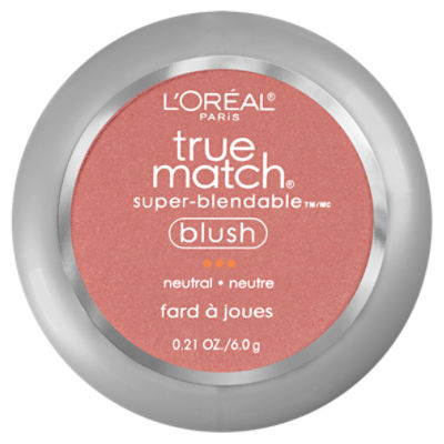 L'Oréal Paris True Match Neutral N5-6 Apricot Kiss Super-Blendable Blush, 0.21 oz