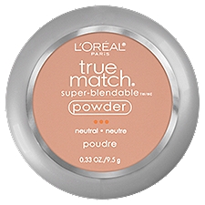 L'Oréal Paris True Match Neutral N6 Honey Beige Super-Blendable Powder, 0.33 oz