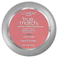 L'Oréal Paris True Match Cool C7-8 Spiced Plum Super-Blendable Blush, 0.21 oz