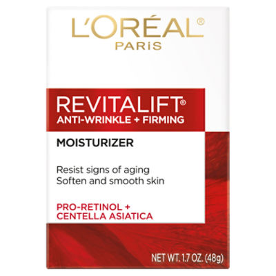 L'Oreal Paris Revitalift Anti-Wrinkle + Firming Day Face Moisturizer, 1.7 oz., 1.7 Ounce