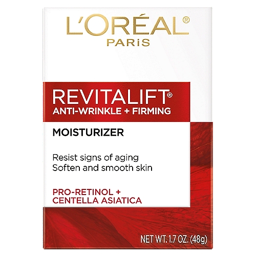 L'Oreal Paris Revitalift Anti-Wrinkle + Firming Day Face Moisturizer, 1.7 oz.