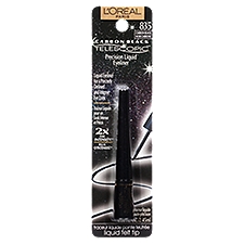 L'Oréal Paris Telescopic 835 Carbon Black Precision Liquid Eyeliner, 0.08 fl oz