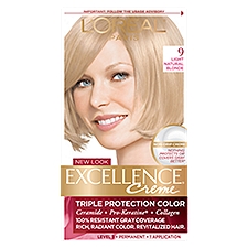 L'Oreal® Paris Light Natural Blonde #9 Natural Hair Color, 1 Each