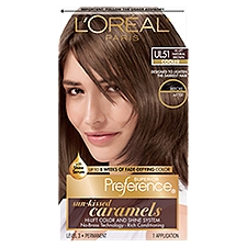 L'Oréal Paris Superior Preference UL51 Hi-Lift Natural Brown Permanent Haircolor, 1 application