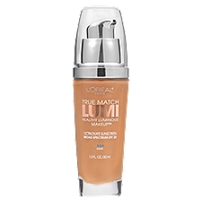 L'Oréal Paris True Match Lumi Cool C6 Soft Sable Healthy Luminous Makeup Sunscreen, 1.0 fl oz