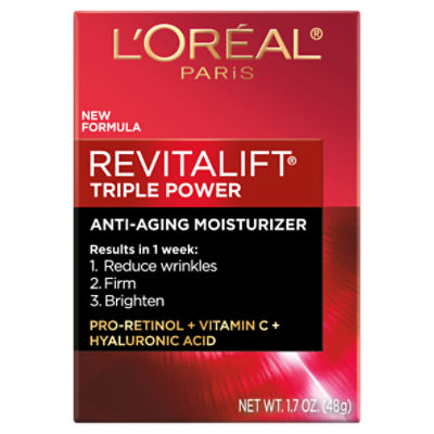 L'Oréal Paris Revitalift Triple Power Anti-Aging Moisturizer, 1.7 oz