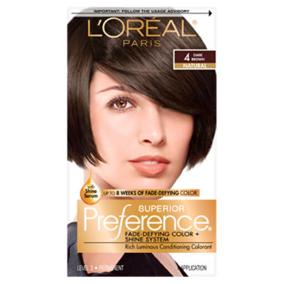 L'Oréal Paris Superior Preference 4 Dark Brown Natural Level 3 ...