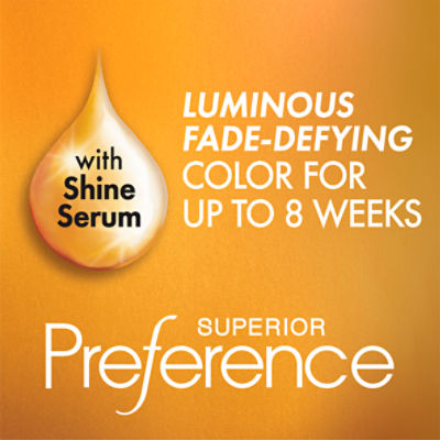 Superior Preference Permanent Color, with Shine Serum, Warmer