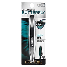 L'Oréal Paris Voluminous Butterfly 868 Blackest Black Mascara, 0.22 fl oz