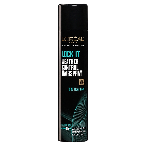 L'Oréal Paris Advanced Hairstyle LOCK IT Weather Control Hairspray, 8.25 oz.