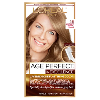 L'Oréal Paris Excellence 6B Light Soft Neutral Brown Permanent ...