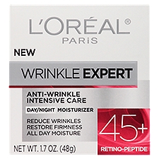 L'Oréal Paris Wrinkle Expert 45+ Retino-Peptide Day/Night Moisturizer, 1.7 oz