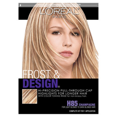 L'Oréal Paris Frost & Design Champagne H85 Haircolor, 1 application