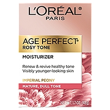 L'Oreal Paris Age Perfect Rosy Tone Moisturizer for Mature, Dull Skin, 1.7 oz.