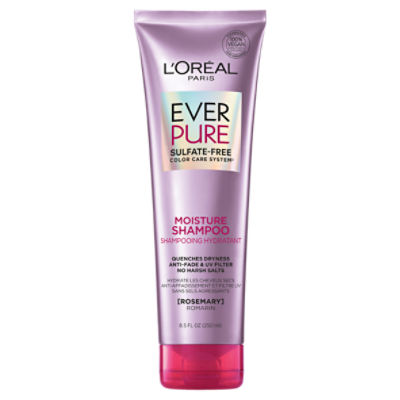 L'Oreal Paris EverPure Moisture Sulfate Free Shampoo for Dry Hair, 8.5 fl. oz.