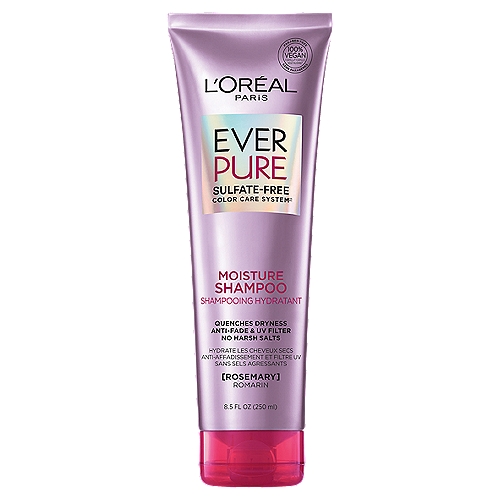 L'Oreal Paris EverPure Moisture Sulfate Free Shampoo for Dry Hair, 8.5 fl. oz.