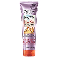 L'Oréal Paris EverPure Frizz Defy Sulfate Free with Marula Oil, Shampoo, 8.5 Fluid ounce