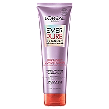 L'Oréal Paris EverPure Frizz Defy Sulfate Free Conditioner with Marula Oil, 8.5 fl. oz., 8.5 Fluid ounce
