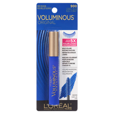 L'Oréal Paris Voluminous Original 900 Cobalt Blue Mascara, 0.26 fl oz