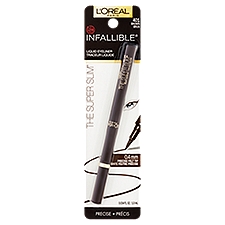 L'Oréal Paris Infallible The Super Slim 401 Brown Precise Liquid Eyeliner, 0.034 fl oz