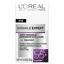 L'Oréal Paris Wrinkle Expert 55+ Calcium Eye Treatment, 0.5 oz