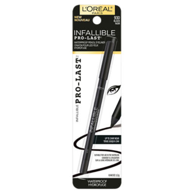 L'Oréal Paris Infallible Pro-Last 930 Black Waterproof Pencil Eyeliner, 0.042 oz